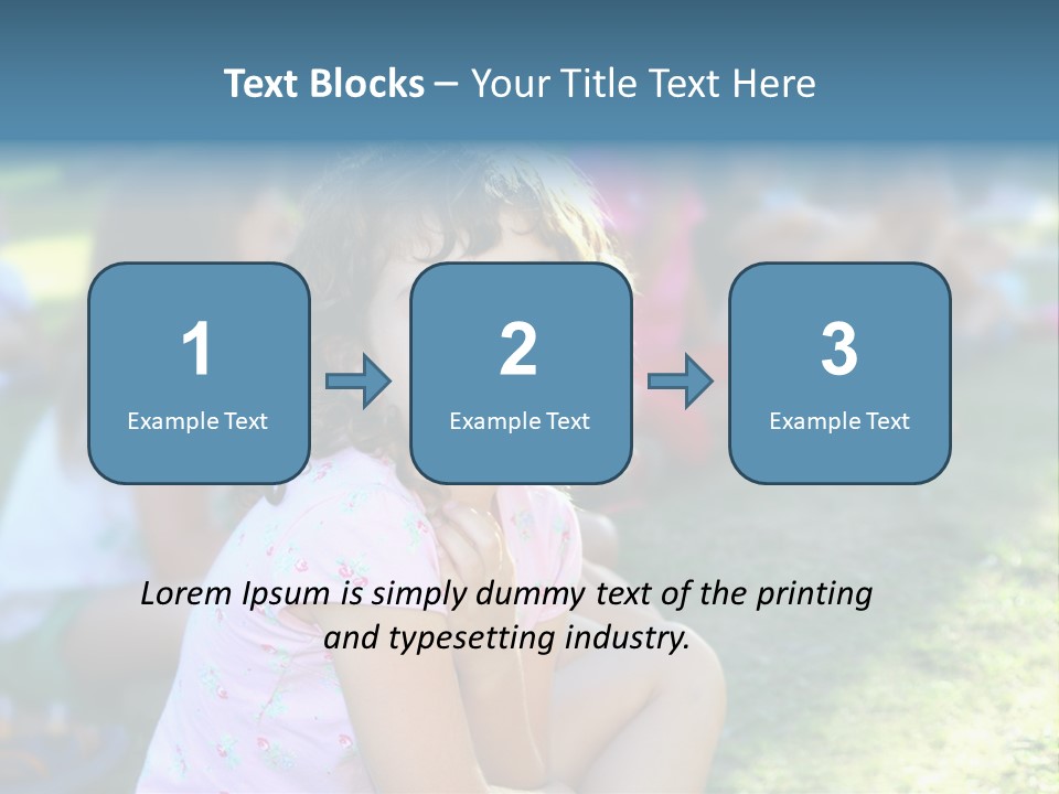 Day Pupil Female PowerPoint Template