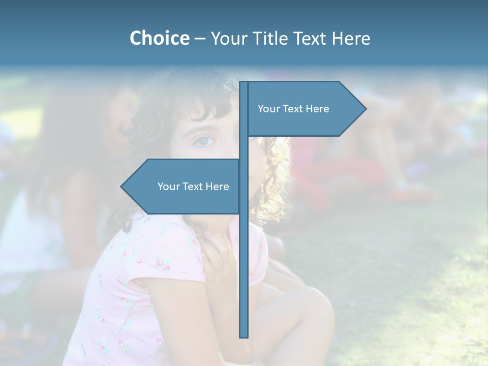 Day Pupil Female PowerPoint Template