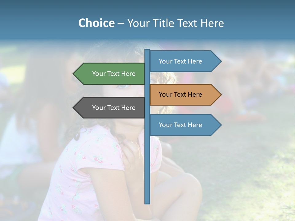 Day Pupil Female PowerPoint Template