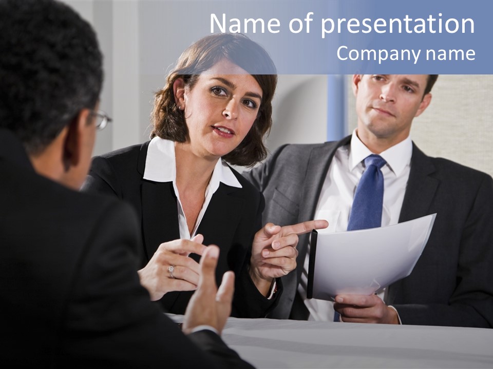 Corporate Photography Diverse PowerPoint Template