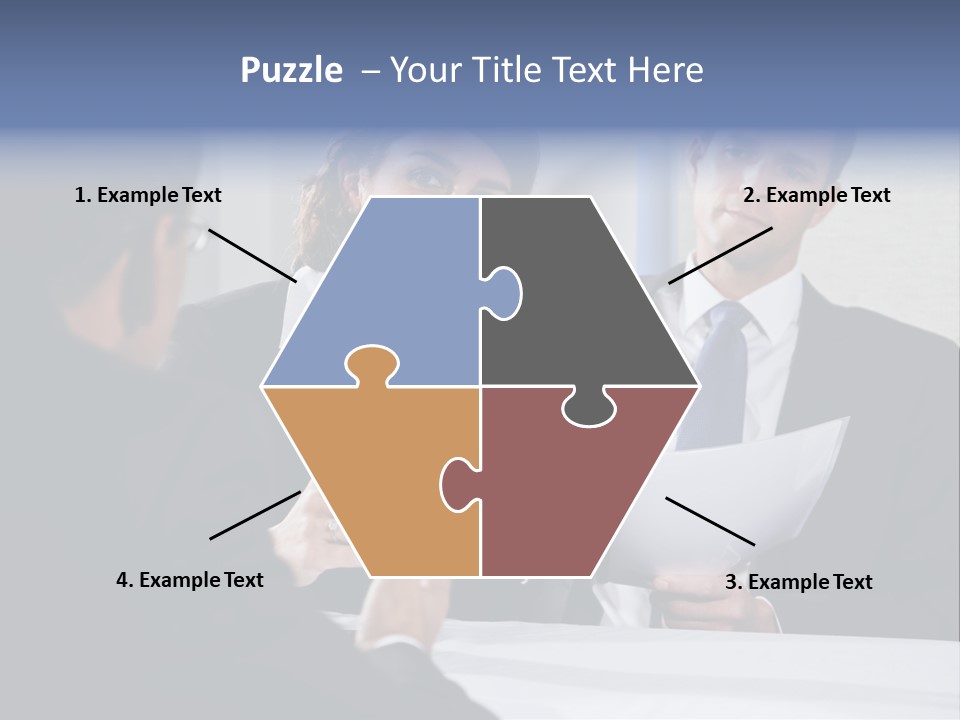 Corporate Photography Diverse PowerPoint Template