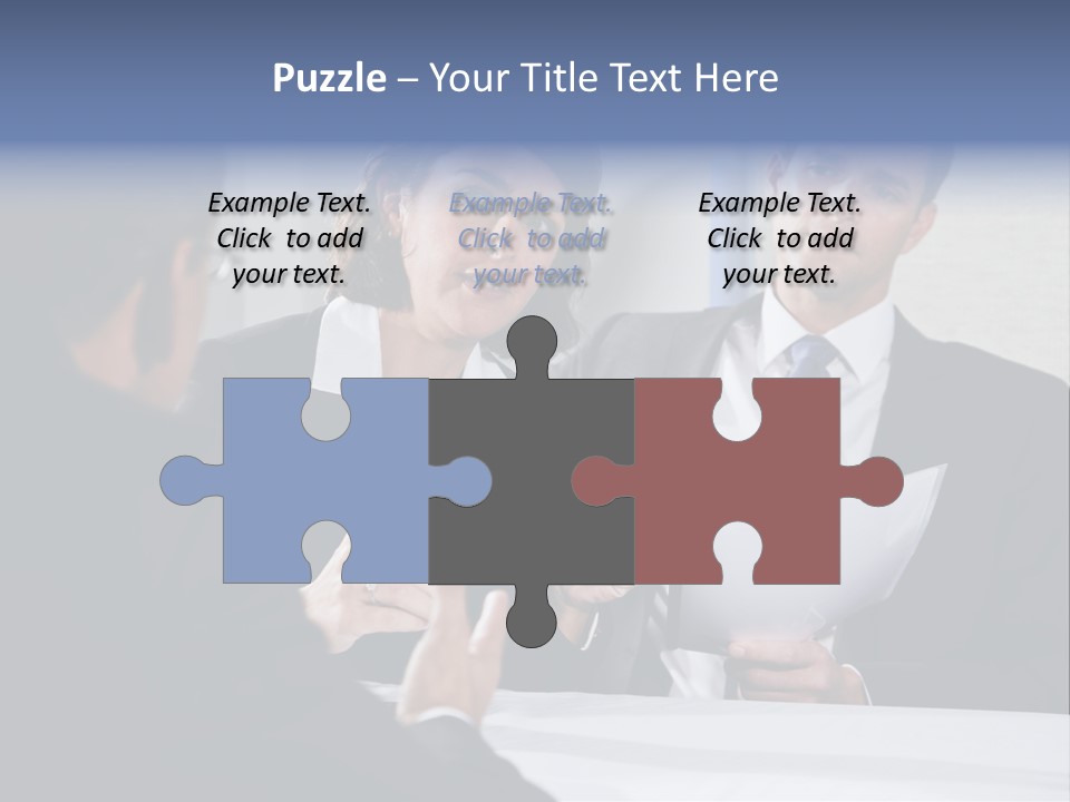 Corporate Photography Diverse PowerPoint Template