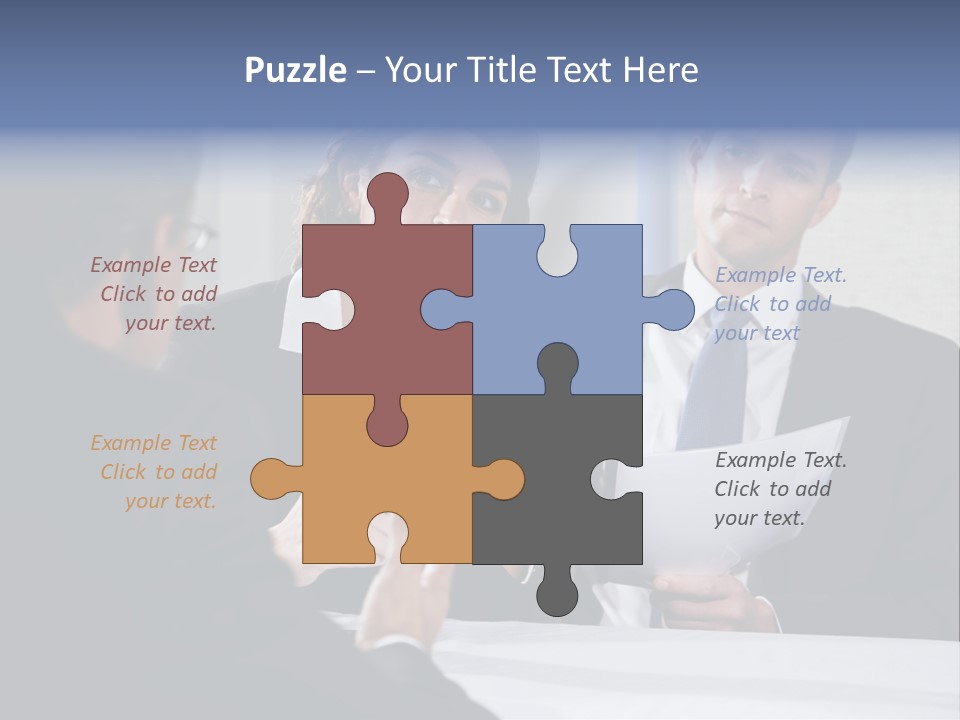 Corporate Photography Diverse PowerPoint Template