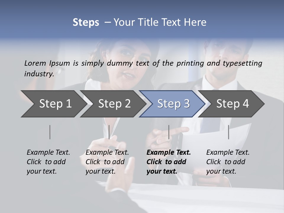 Corporate Photography Diverse PowerPoint Template