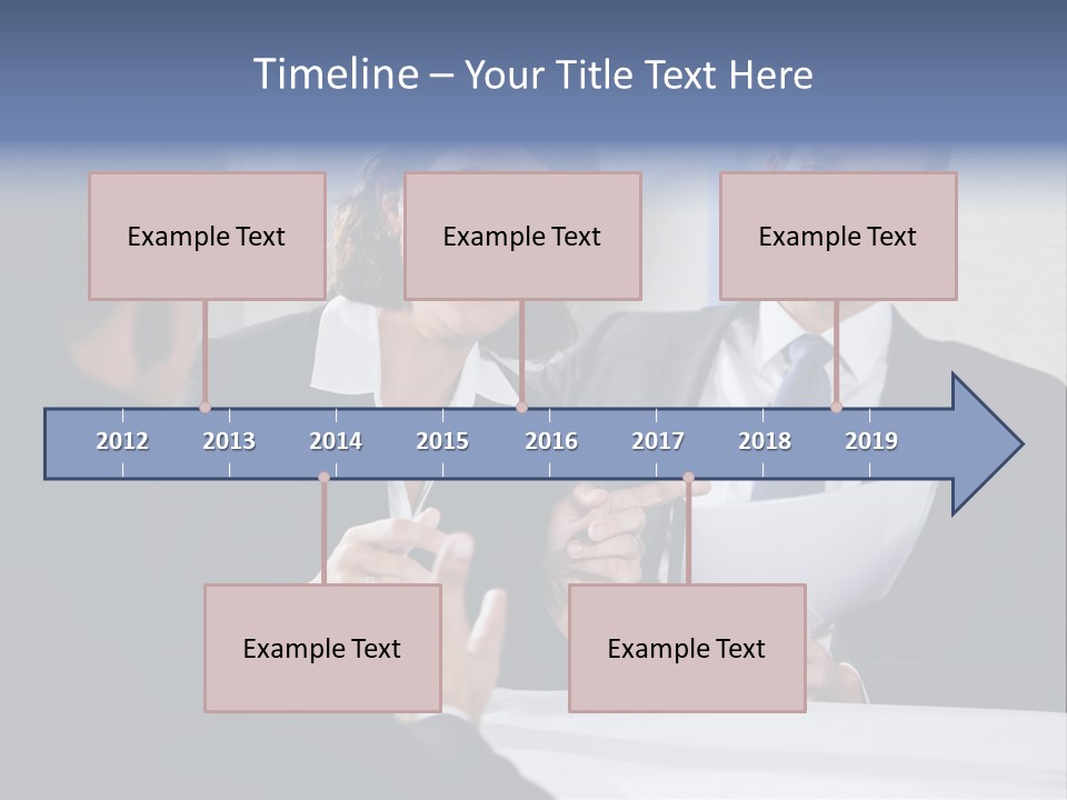 Corporate Photography Diverse PowerPoint Template