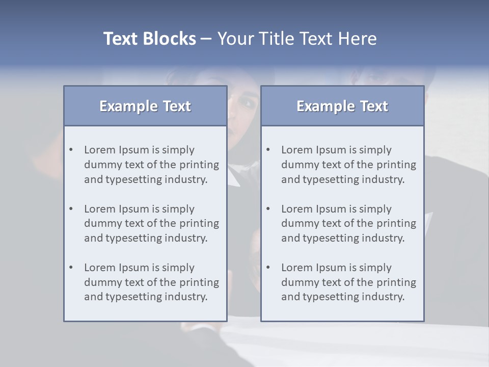 Corporate Photography Diverse PowerPoint Template