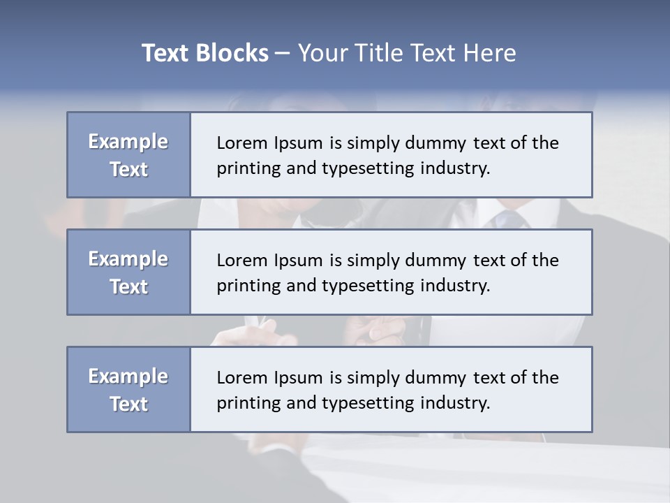 Corporate Photography Diverse PowerPoint Template