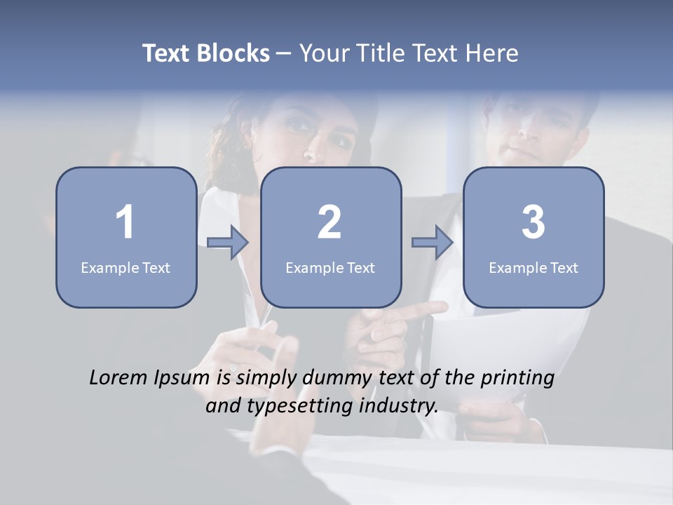 Corporate Photography Diverse PowerPoint Template