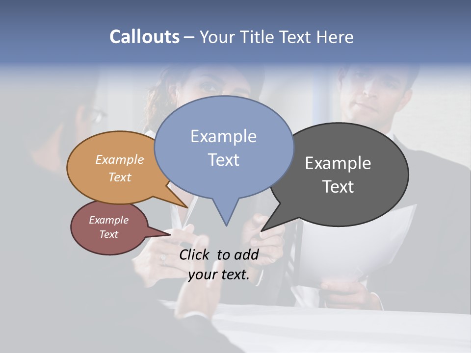 Corporate Photography Diverse PowerPoint Template