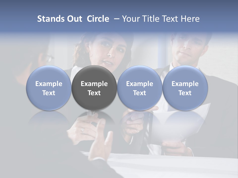 Corporate Photography Diverse PowerPoint Template