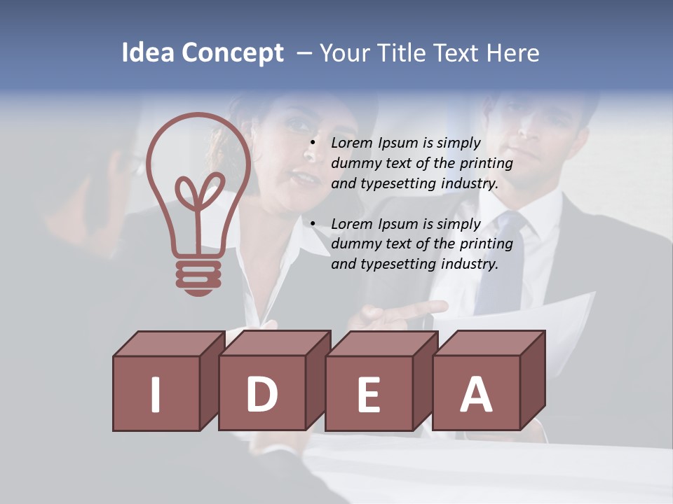 Corporate Photography Diverse PowerPoint Template