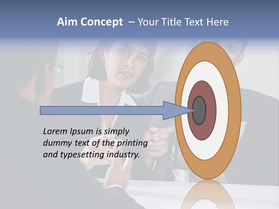 Corporate Photography Diverse PowerPoint Template