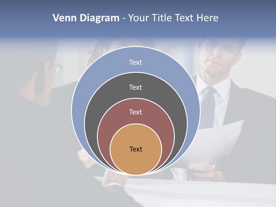Corporate Photography Diverse PowerPoint Template