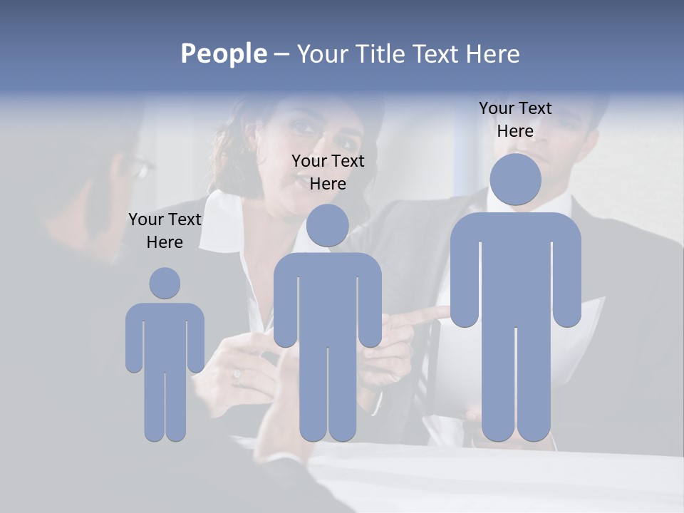 Corporate Photography Diverse PowerPoint Template