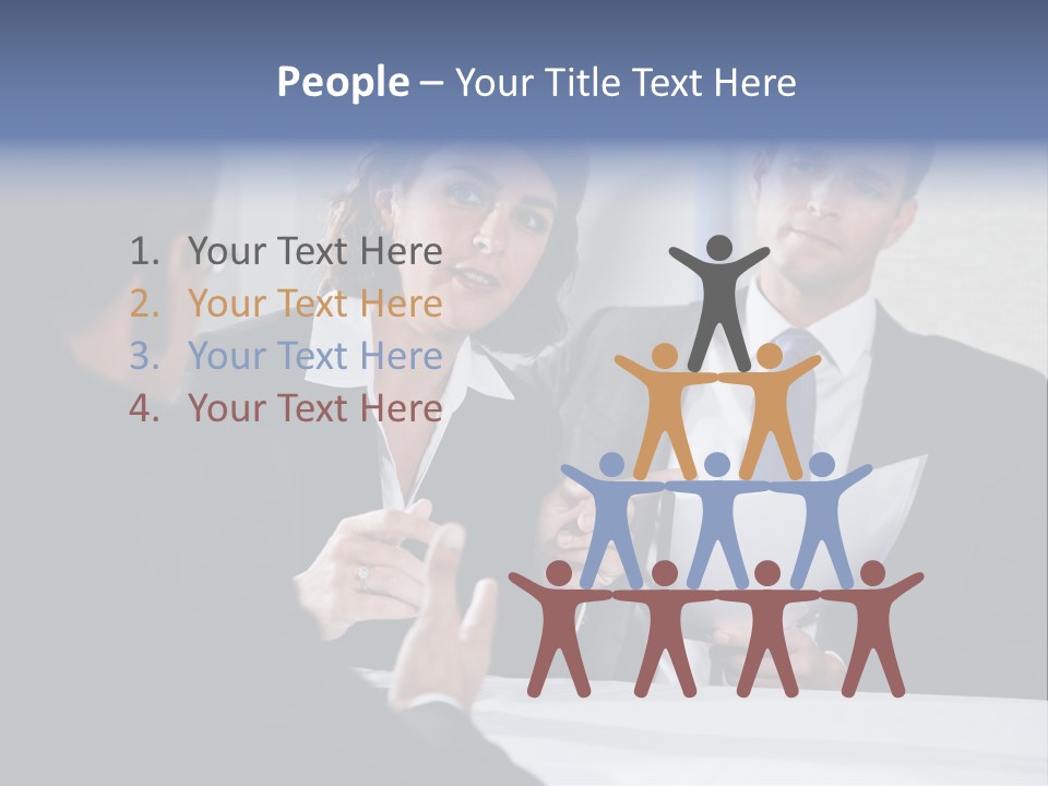 Corporate Photography Diverse PowerPoint Template