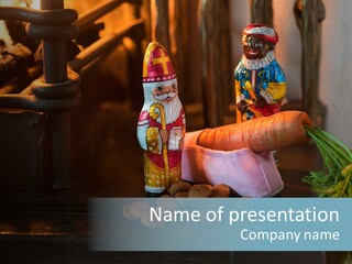 Black Piet Dutch PowerPoint Template