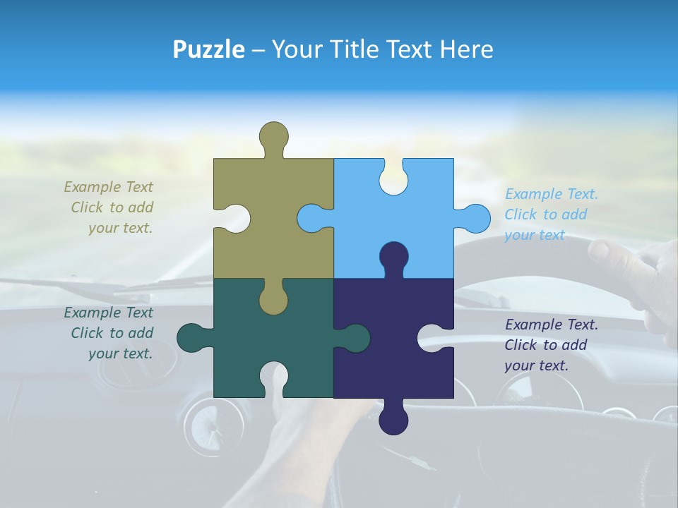 Front Person Transport PowerPoint Template