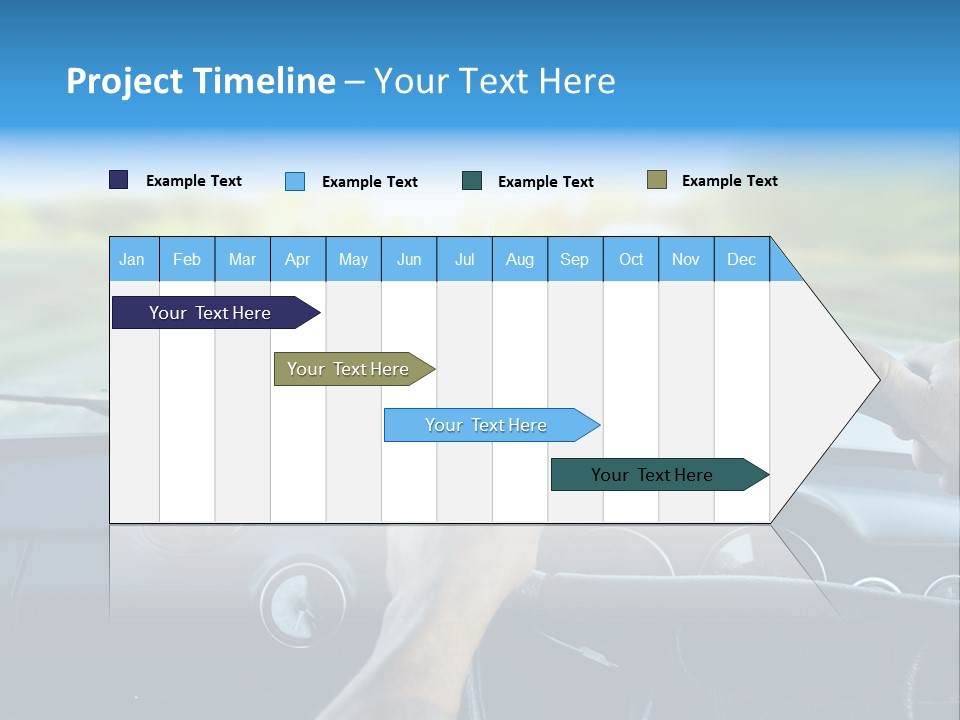 Front Person Transport PowerPoint Template