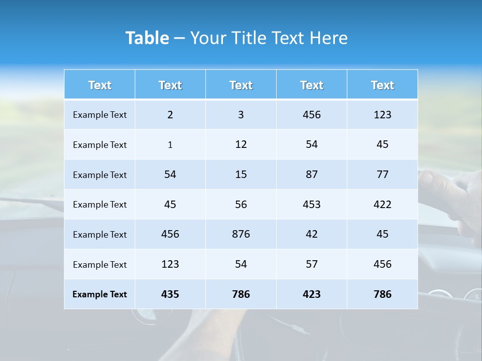 Front Person Transport PowerPoint Template
