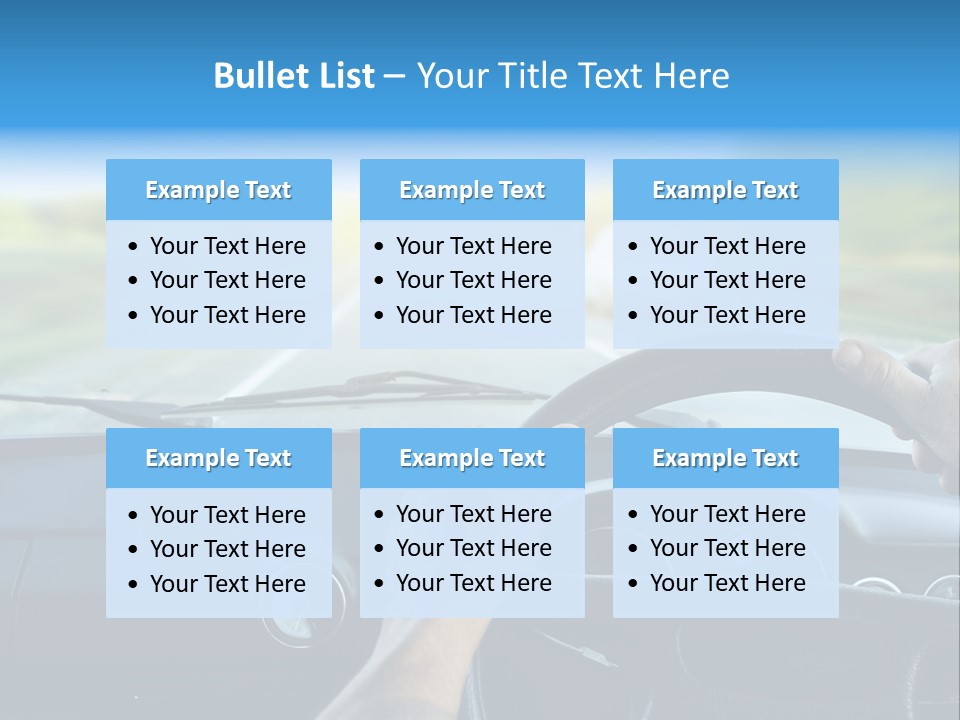 Front Person Transport PowerPoint Template