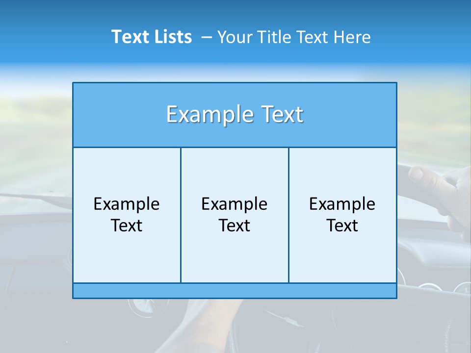 Front Person Transport PowerPoint Template
