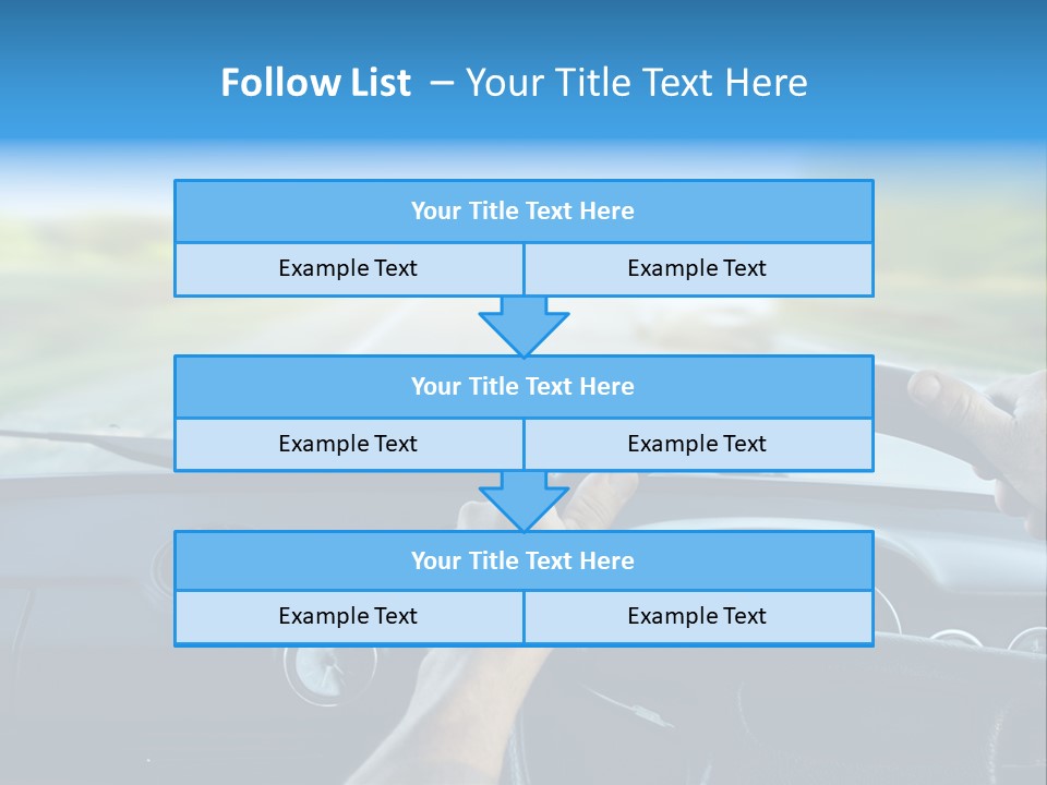 Front Person Transport PowerPoint Template