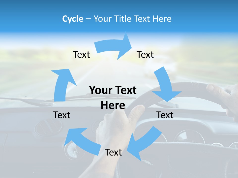 Front Person Transport PowerPoint Template