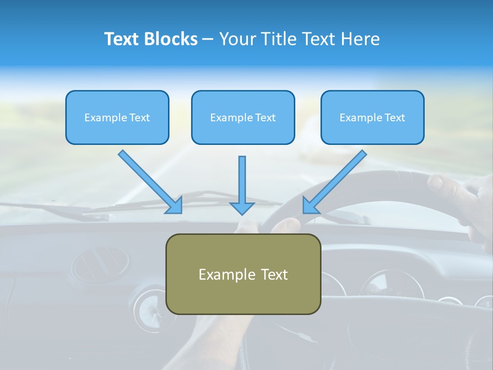 Front Person Transport PowerPoint Template