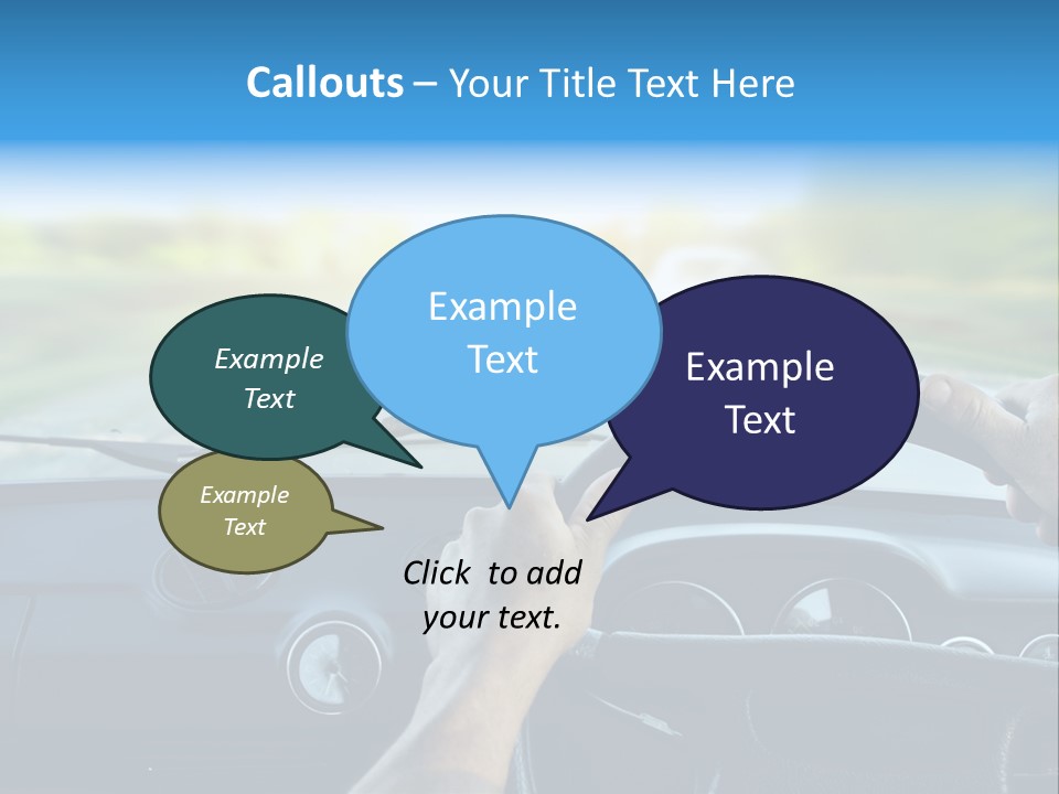Front Person Transport PowerPoint Template