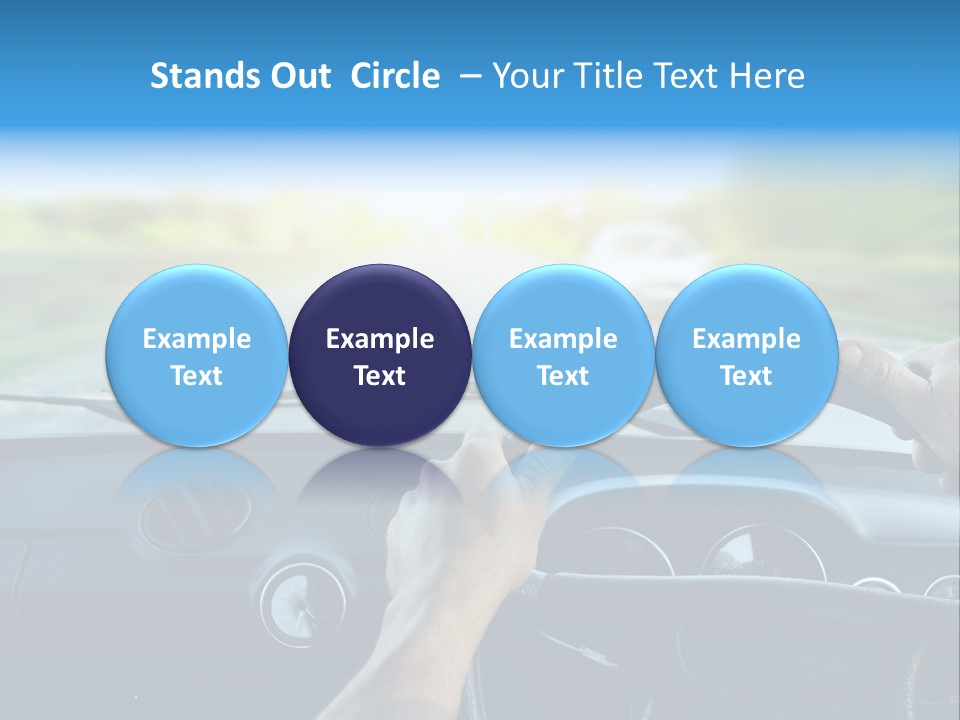 Front Person Transport PowerPoint Template