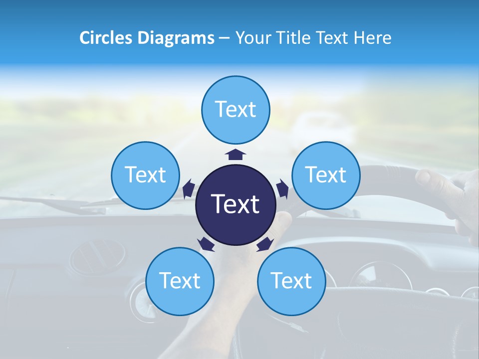 Front Person Transport PowerPoint Template