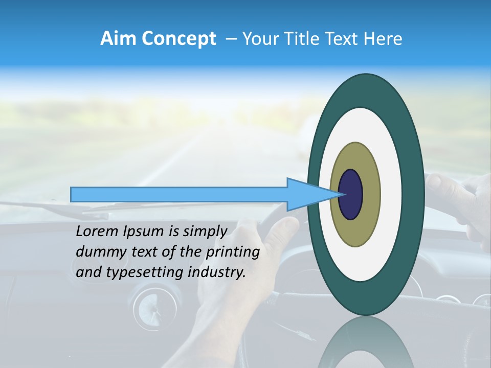 Front Person Transport PowerPoint Template