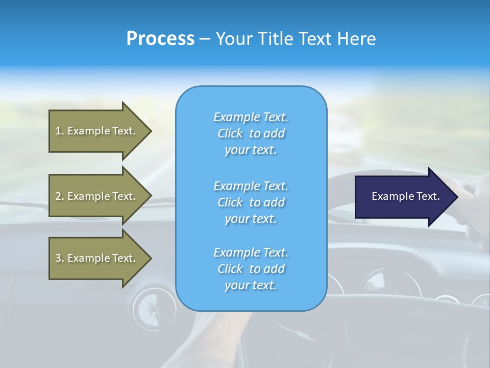 Front Person Transport PowerPoint Template