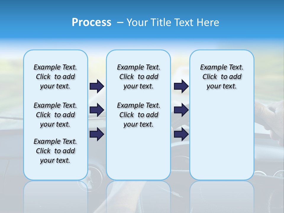 Front Person Transport PowerPoint Template
