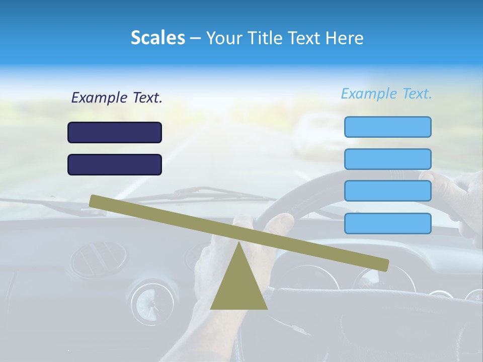 Front Person Transport PowerPoint Template