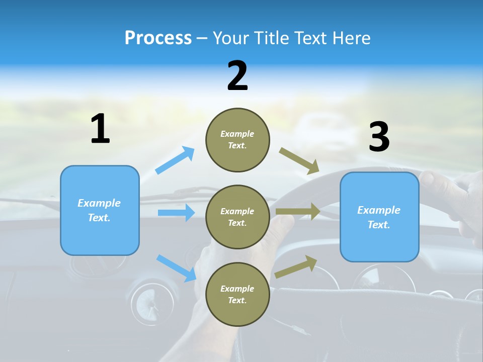 Front Person Transport PowerPoint Template
