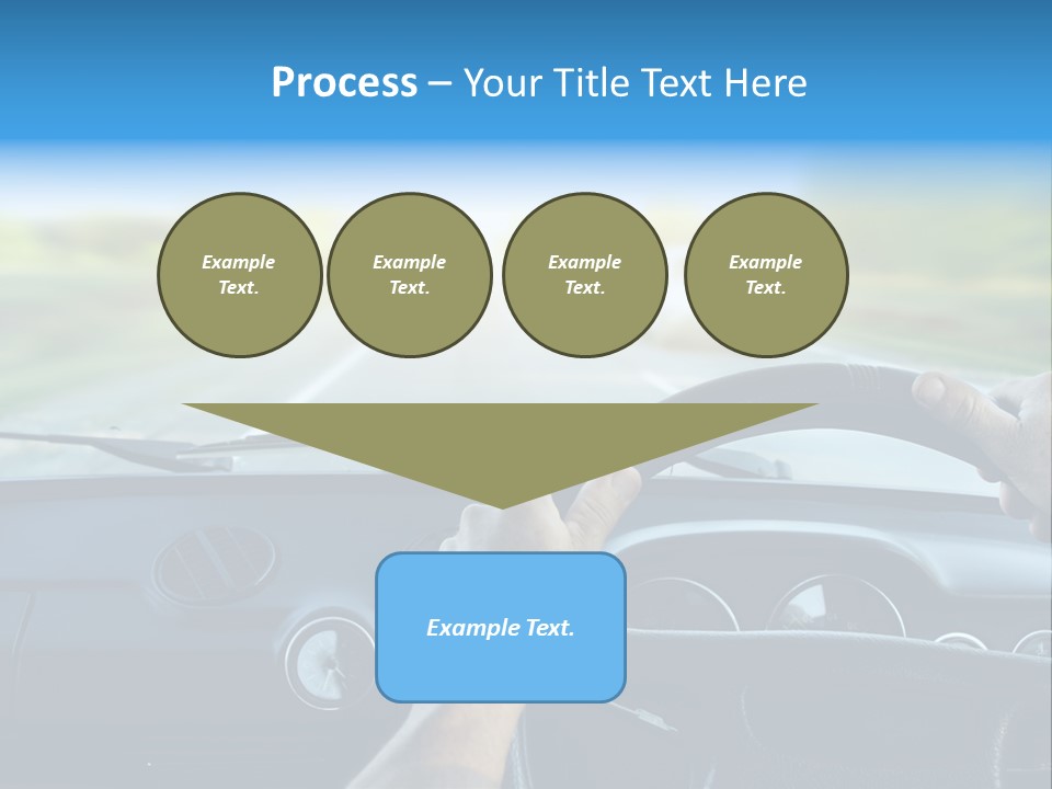 Front Person Transport PowerPoint Template