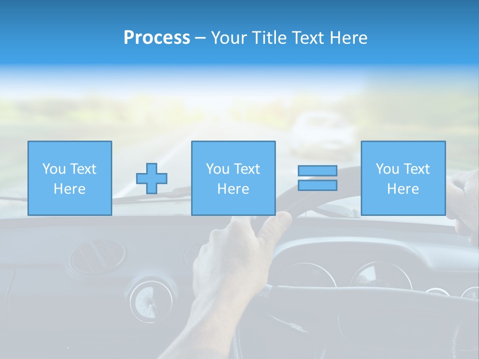 Front Person Transport PowerPoint Template