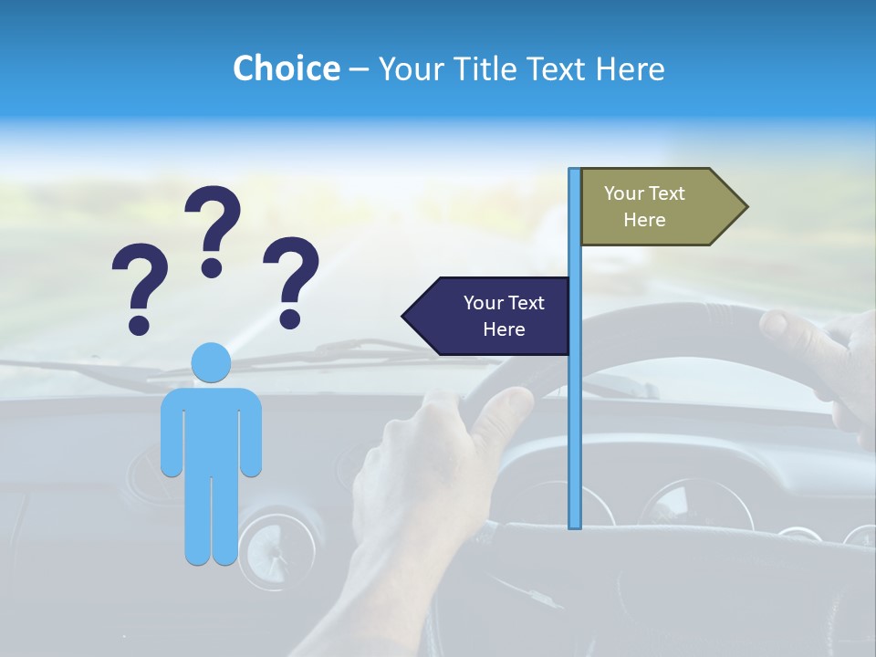 Front Person Transport PowerPoint Template