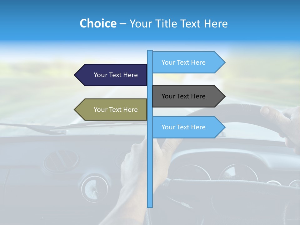 Front Person Transport PowerPoint Template