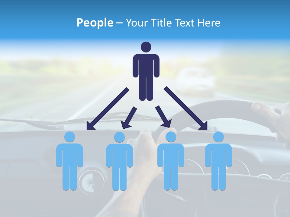 Front Person Transport PowerPoint Template