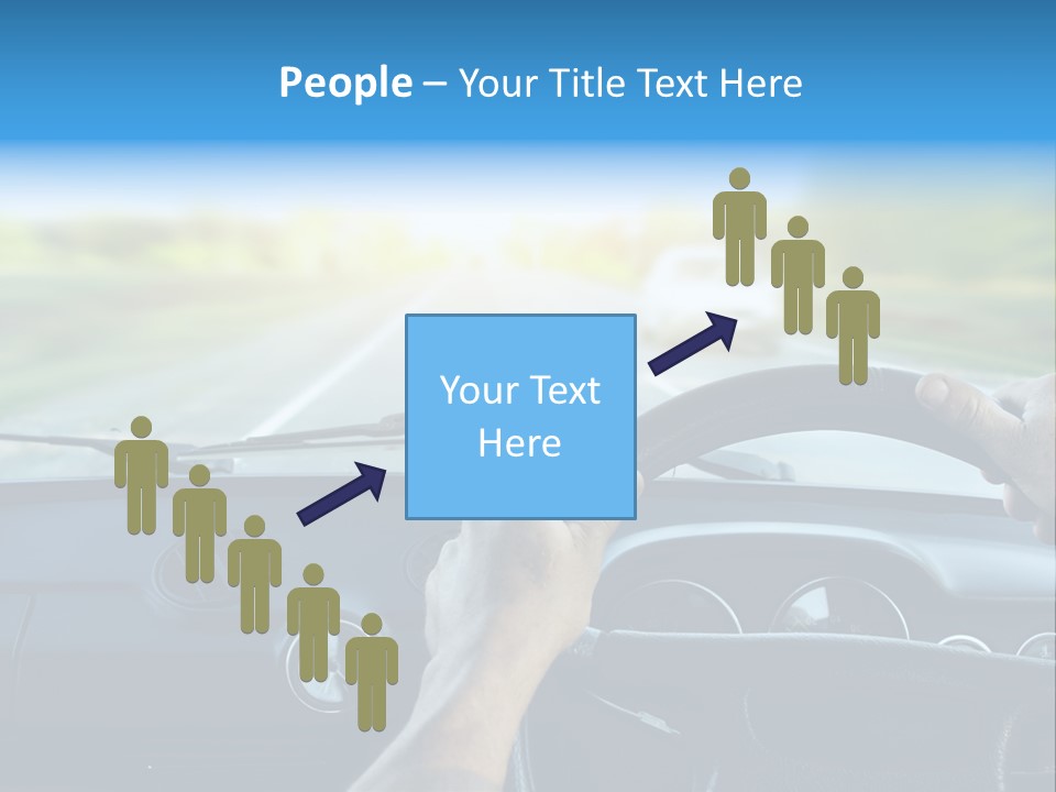 Front Person Transport PowerPoint Template