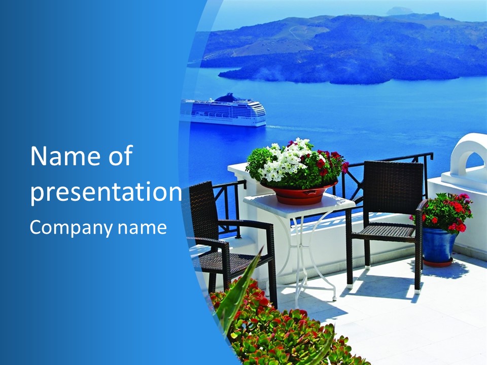 Hill Home Tourism PowerPoint Template