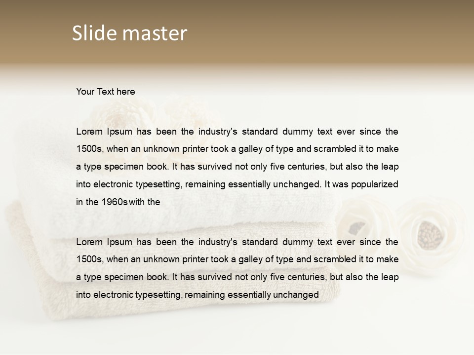 Therapy Piled Ornament PowerPoint Template