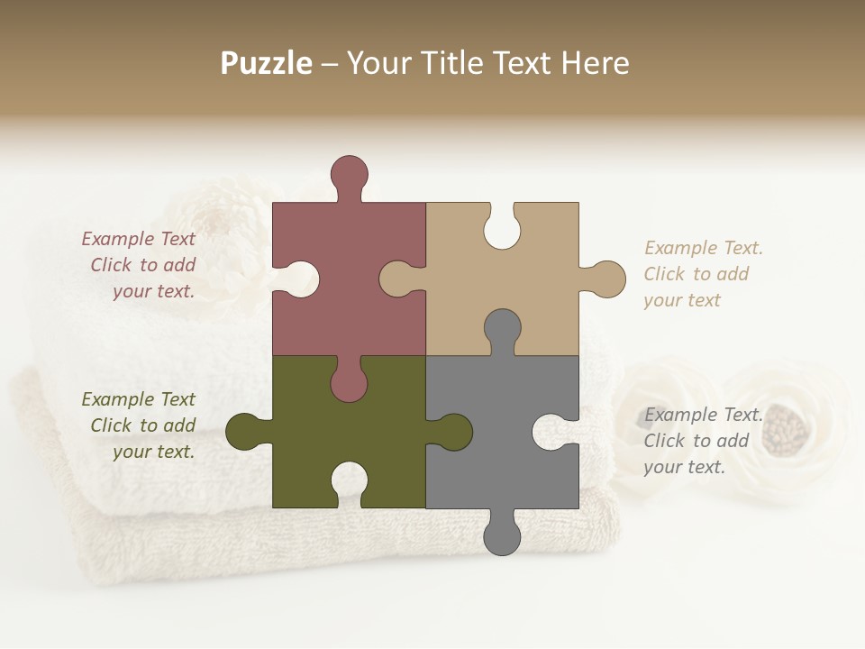 Therapy Piled Ornament PowerPoint Template