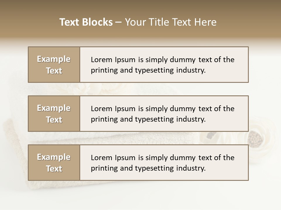 Therapy Piled Ornament PowerPoint Template