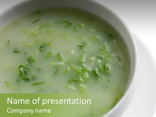 Green Kale Caldo PowerPoint Template