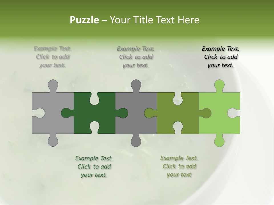 Green Kale Caldo PowerPoint Template