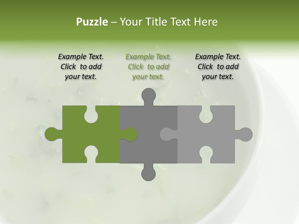 Green Kale Caldo PowerPoint Template