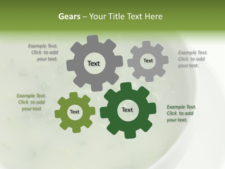 Green Kale Caldo PowerPoint Template